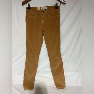 Henry & Belle Women's Brown Skinny corduroy pants